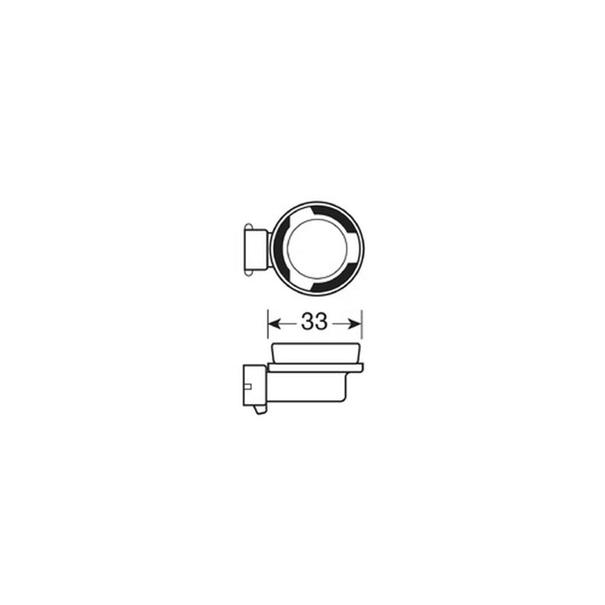 12V Lampada alogena Blu-Xe - H16 - 19W - PGJ19-3 - 2 pz - Scatola Plast.