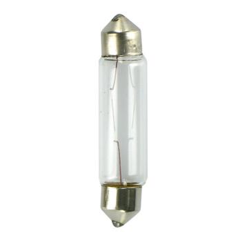 12v lampada siluro - 11x44 mm - 10w - sv8,5-8 - 2 pz - d/blister