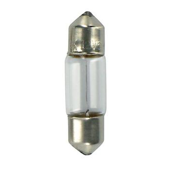 12v lampada siluro - 8x28 mm - 10w - sv7-8 - 2 pz - d/blister