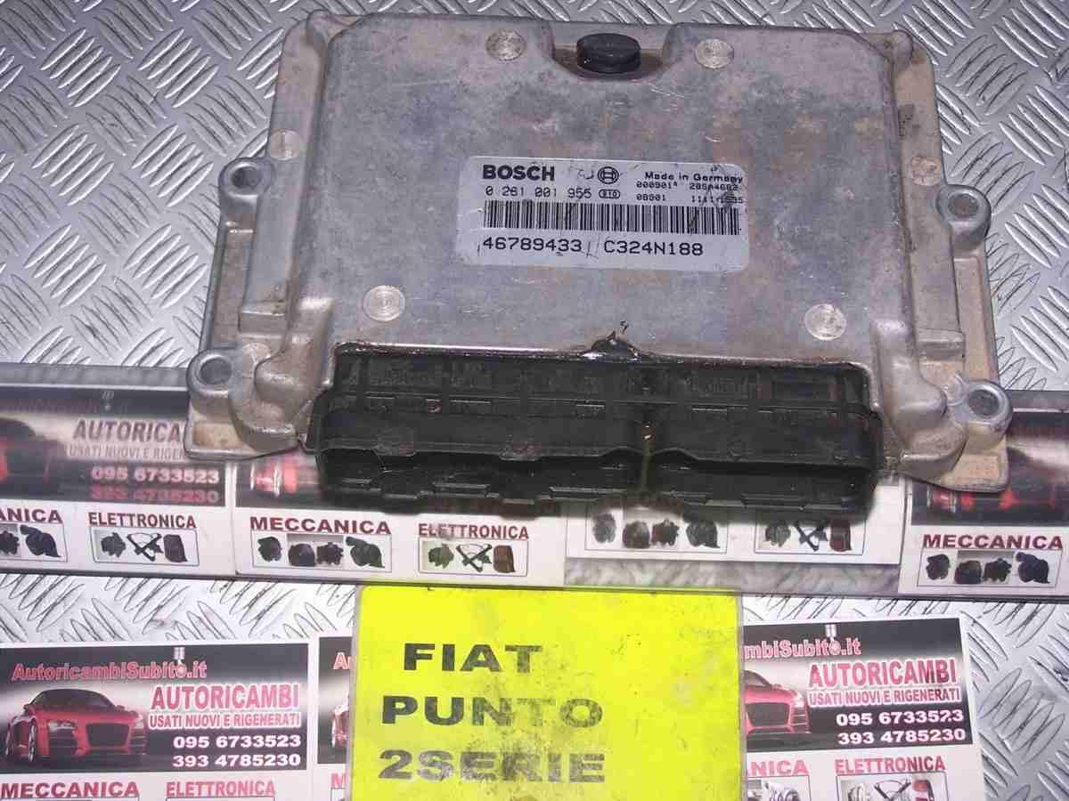 Fiat punto 1900 jtd 0281001955 centralina motore bosch