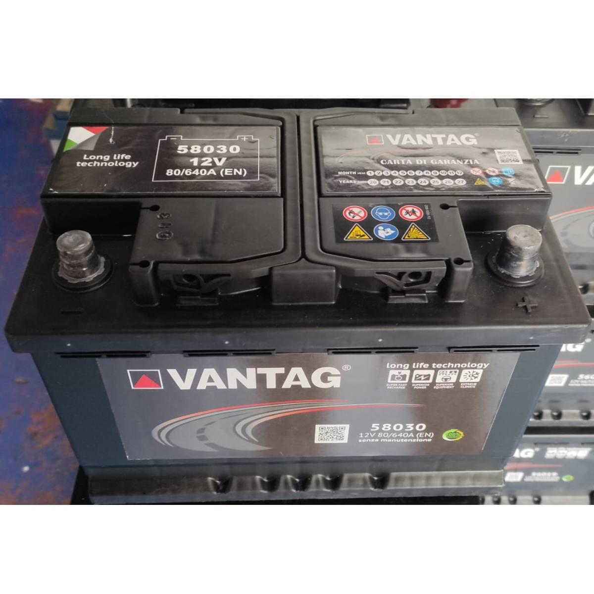 VANTAG BATTERIA  80 AH spunto 640