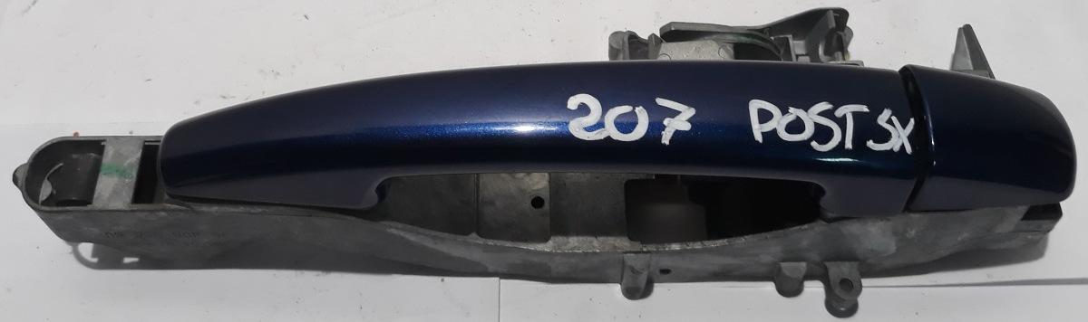 MANIGLIA PORTIERA POST SX PEUGEOT 207 1.6 HDI 9101GH<br /><br /><br />