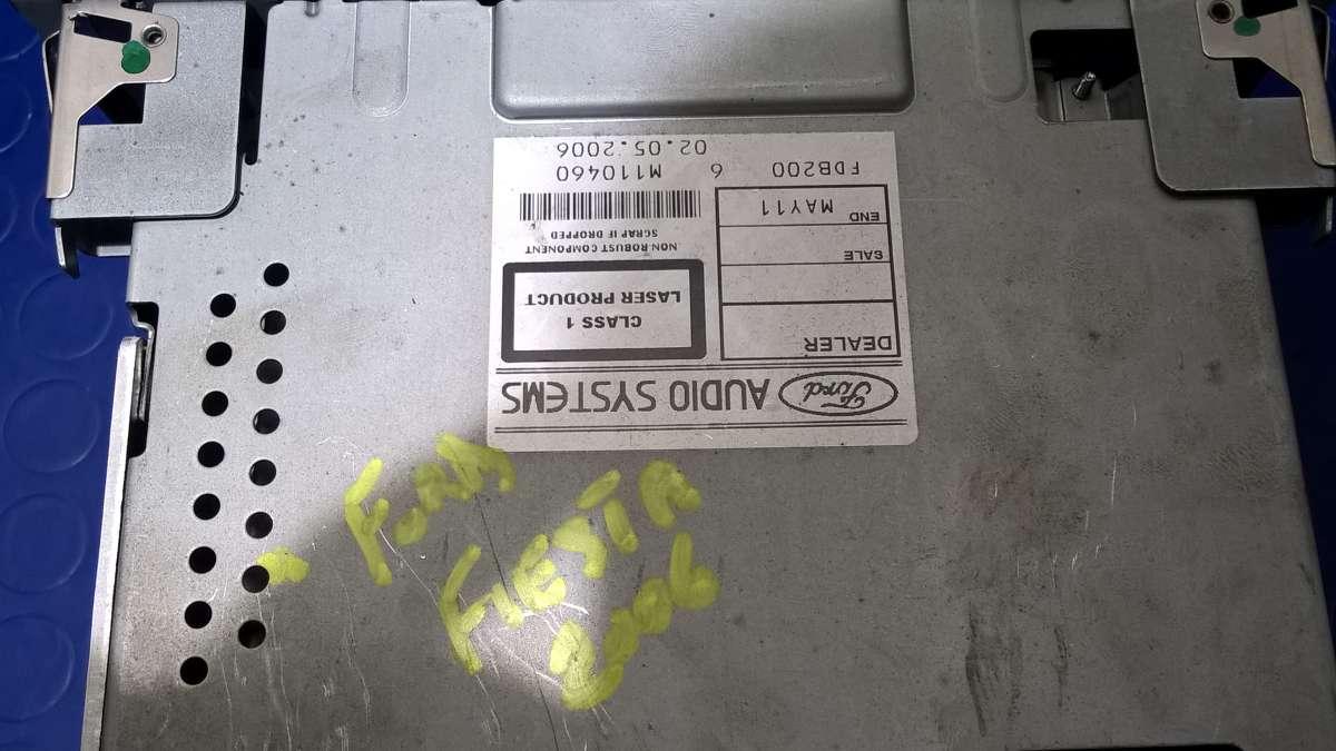 AUTORADIO DA SCODIFICARE FORD FIESTA 1.4 HDI 2006 6S6118C815AG<br /><br /><br />