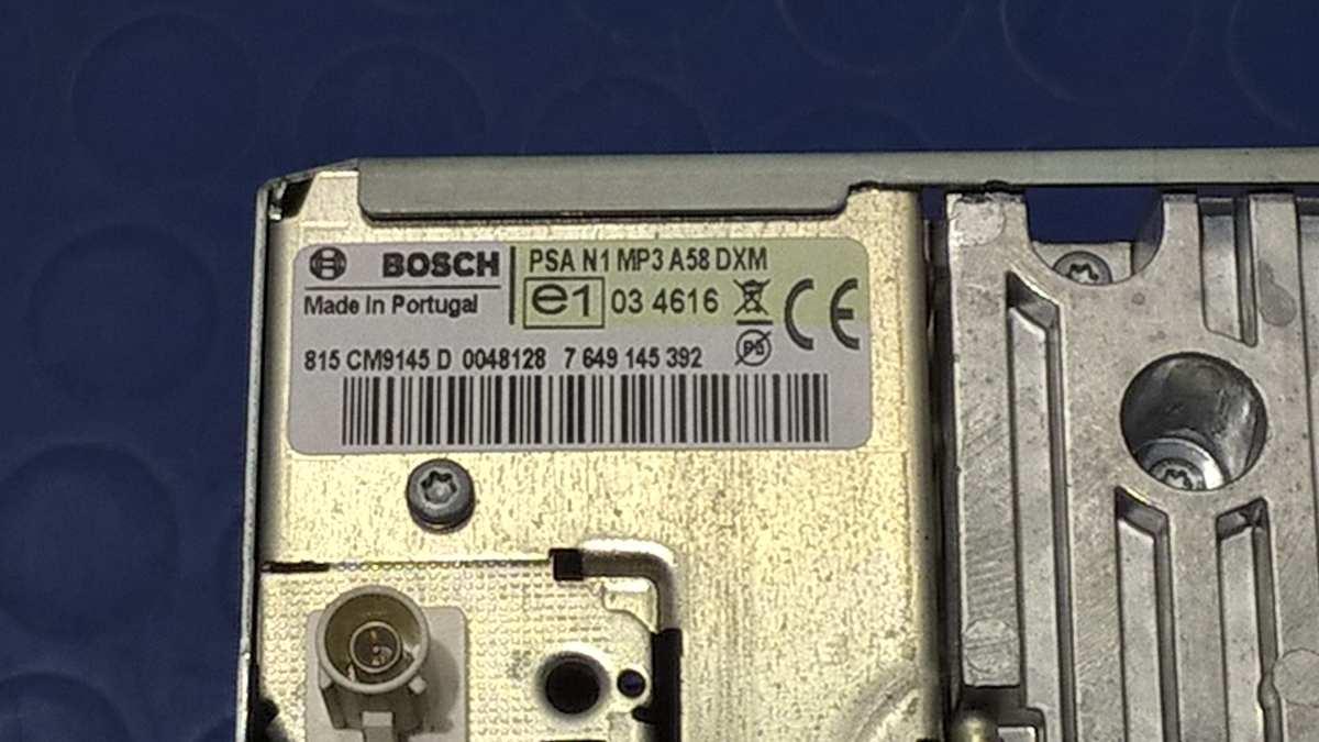 AUTORADIO PEUGEOT 3008 1.6 HDI 2010 7649145392 <br />