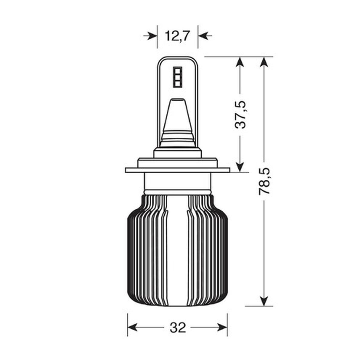 Lampade a led h7 12 mesi di garanzia qualita' garantita