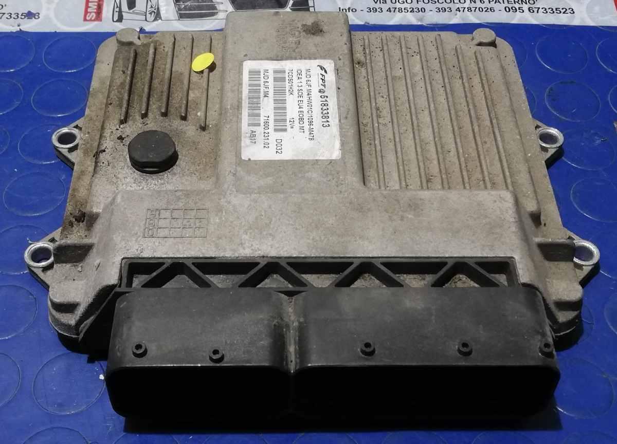 CENTRALINA MOTORE FIAT IDEA 1.3 MJT 75CV 2007 51833813<br /><br />