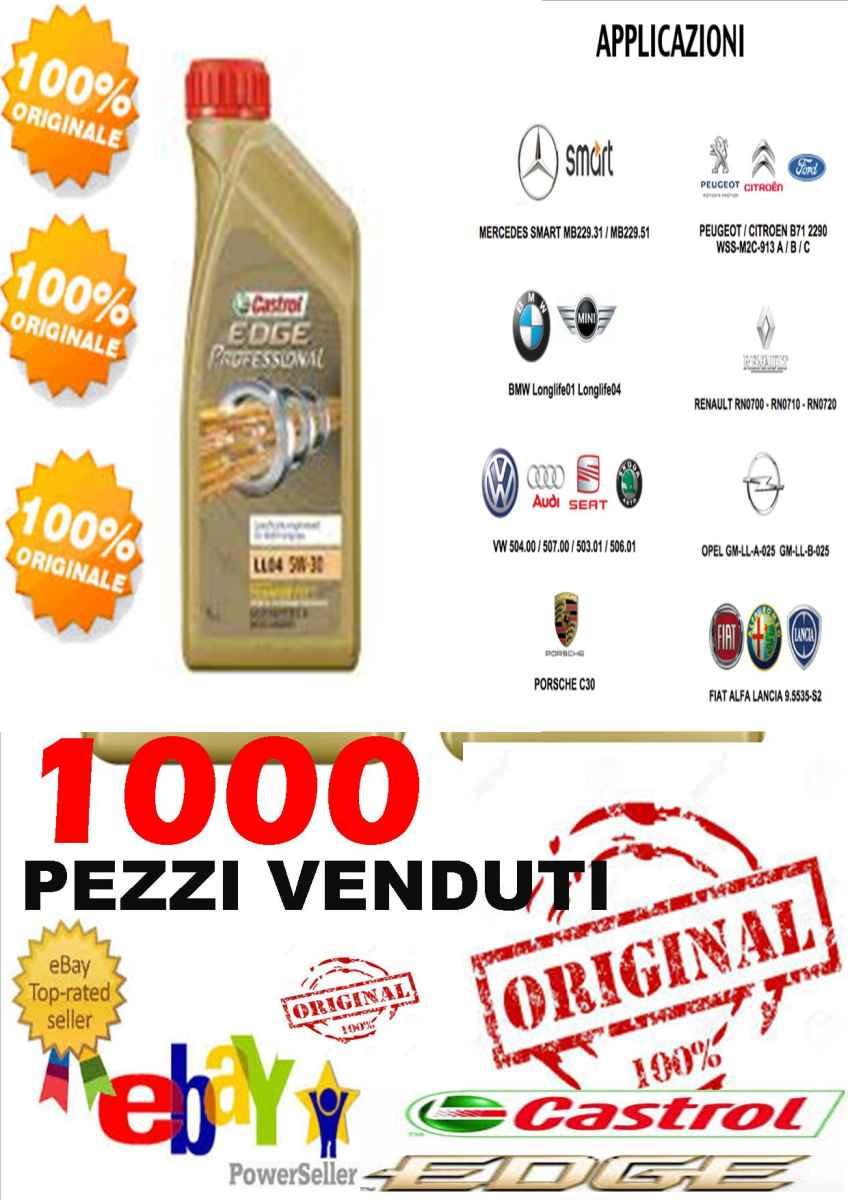 Olio motore castrol edge fst 5w30 lt.1  originale (minimo 5lt)