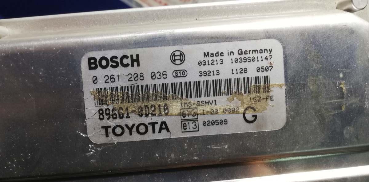 CENTRALINA MOTORE TOYOTA YARIS 2004 1.0 BZ 0261208036<br /><br /><br />