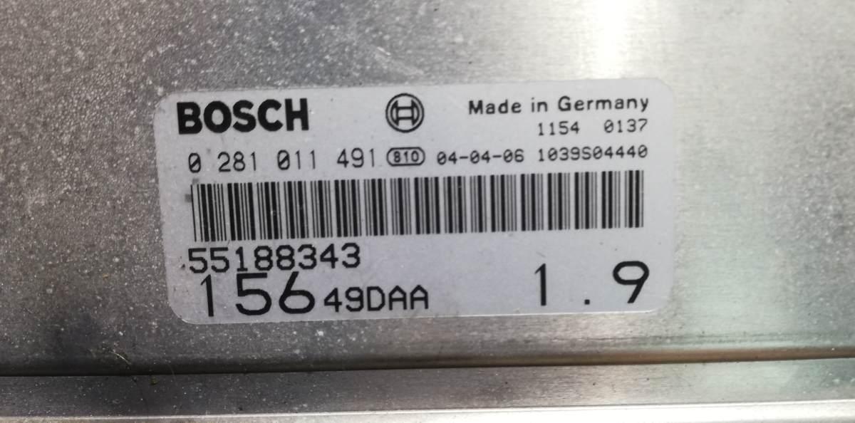 CENTRALINA MOTORE ALFA ROMEO 156 1.9 JTD 0281011491<br /><br /><br />