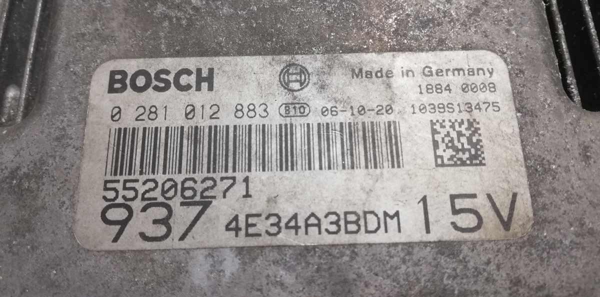 CENTRALINA MOTORE ALFA ROMEO GT 1.9 JTD 2005 0281012883<br /><br /><br />