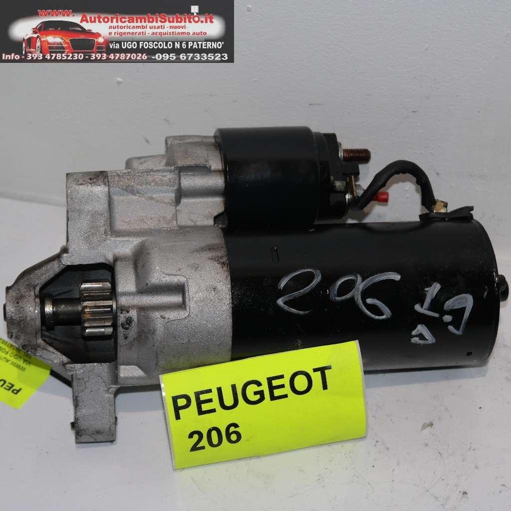 Peugeot 206 dal 2003 al 2007 motorino avviamento