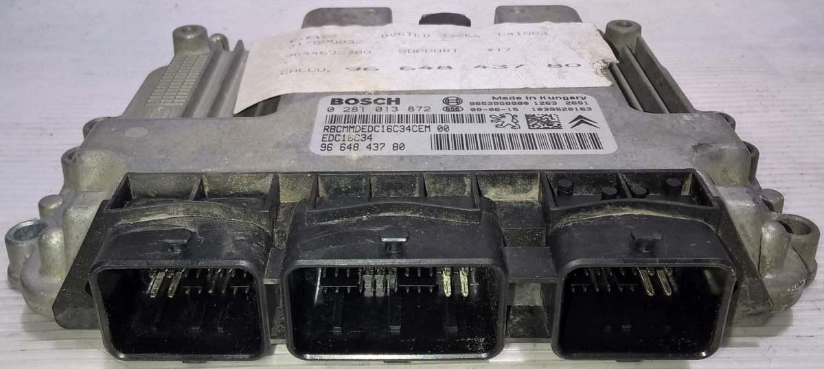 centralina motore peugeot 308 1600 hdi 0281013872