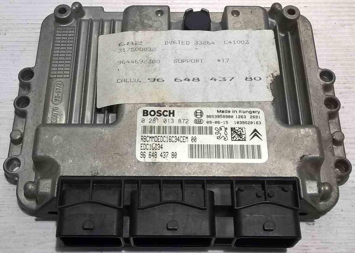 centralina motore peugeot 308 1600 hdi 0281013872