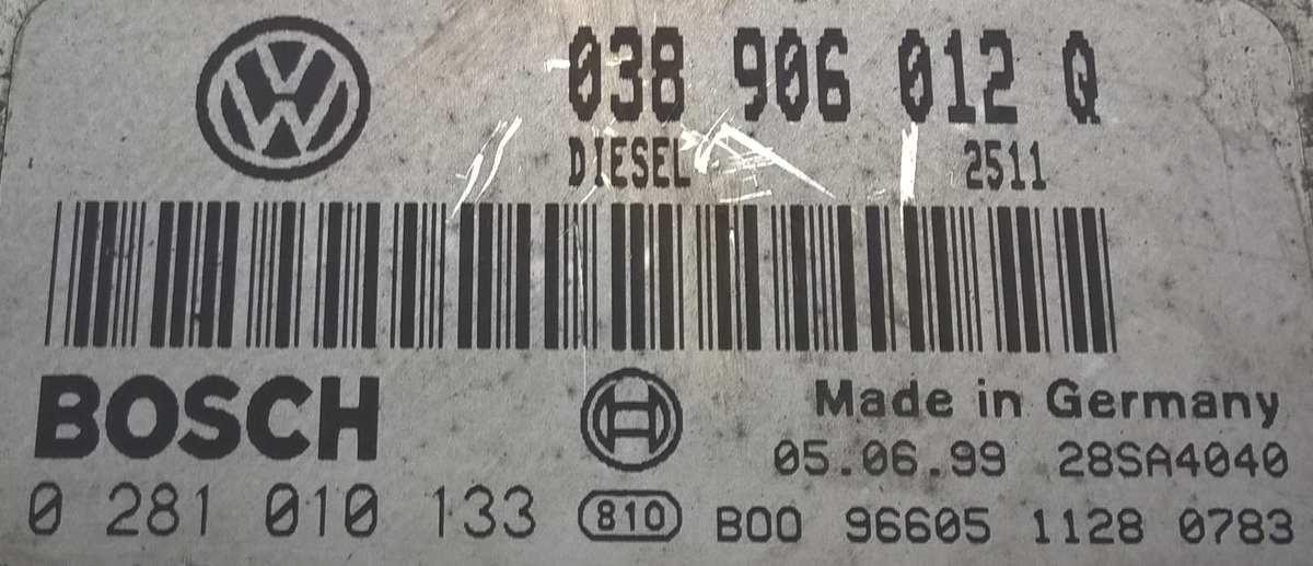 centralina motore volkswagen new beetle 0281010133