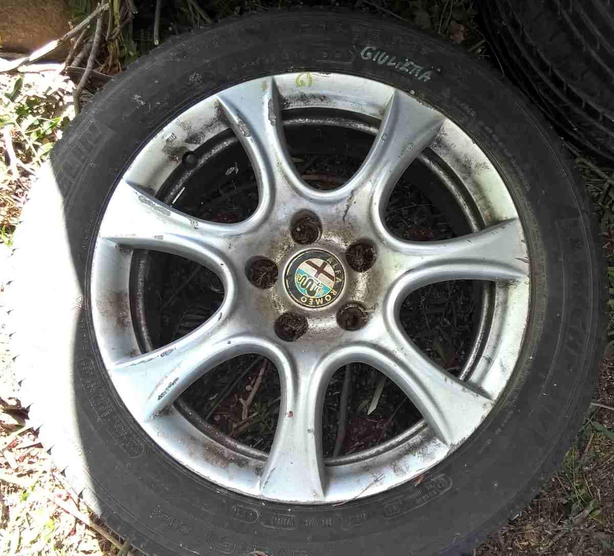 4 cerchi in lega alfa romeo giulietta 205-55-16