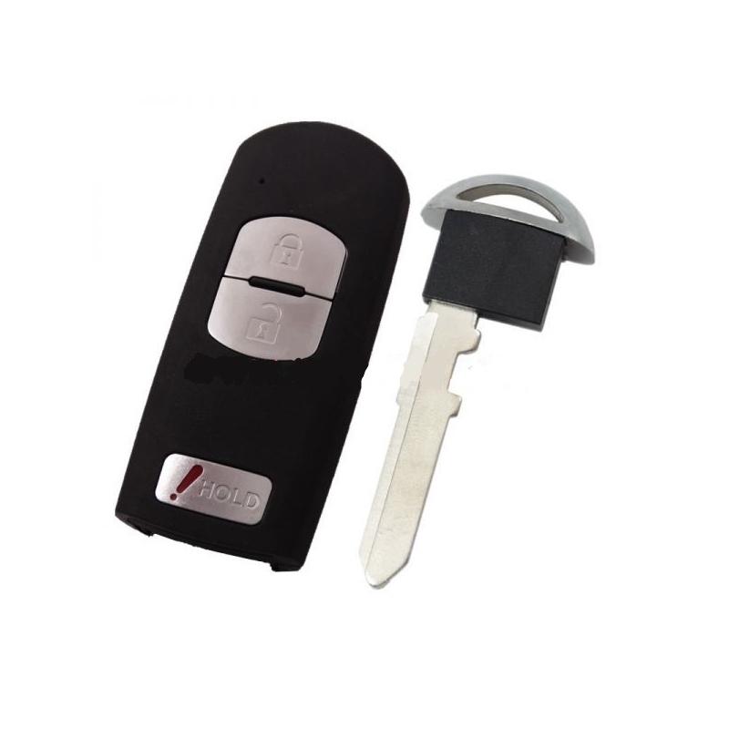 chiave guscio telecomando 3 tasti chiavi auto mazda 3 5 6 cx-5 cx-7 cx-9 rx8 mx5