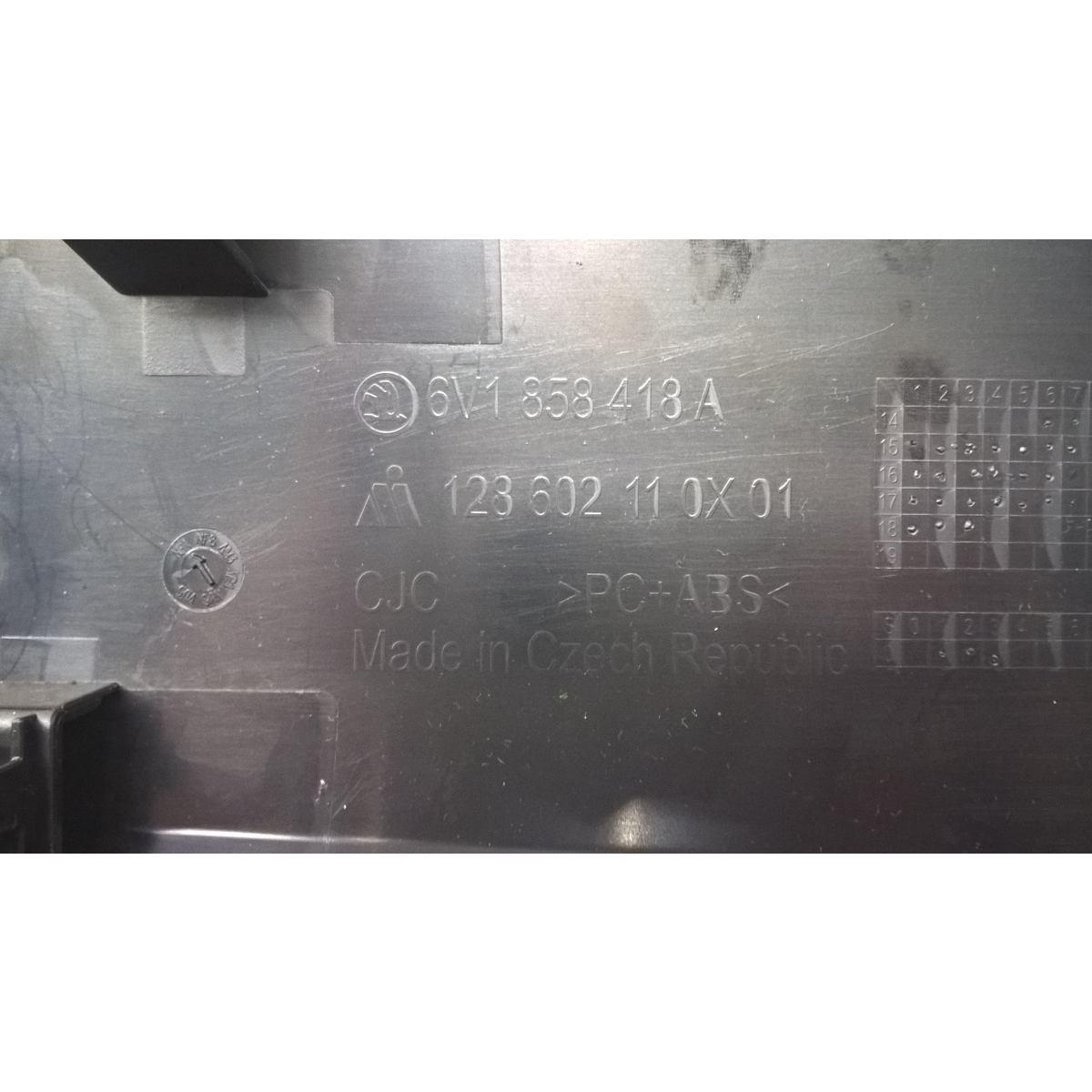 mascherina cruscotto skoda fabia 2018 6v1858418a