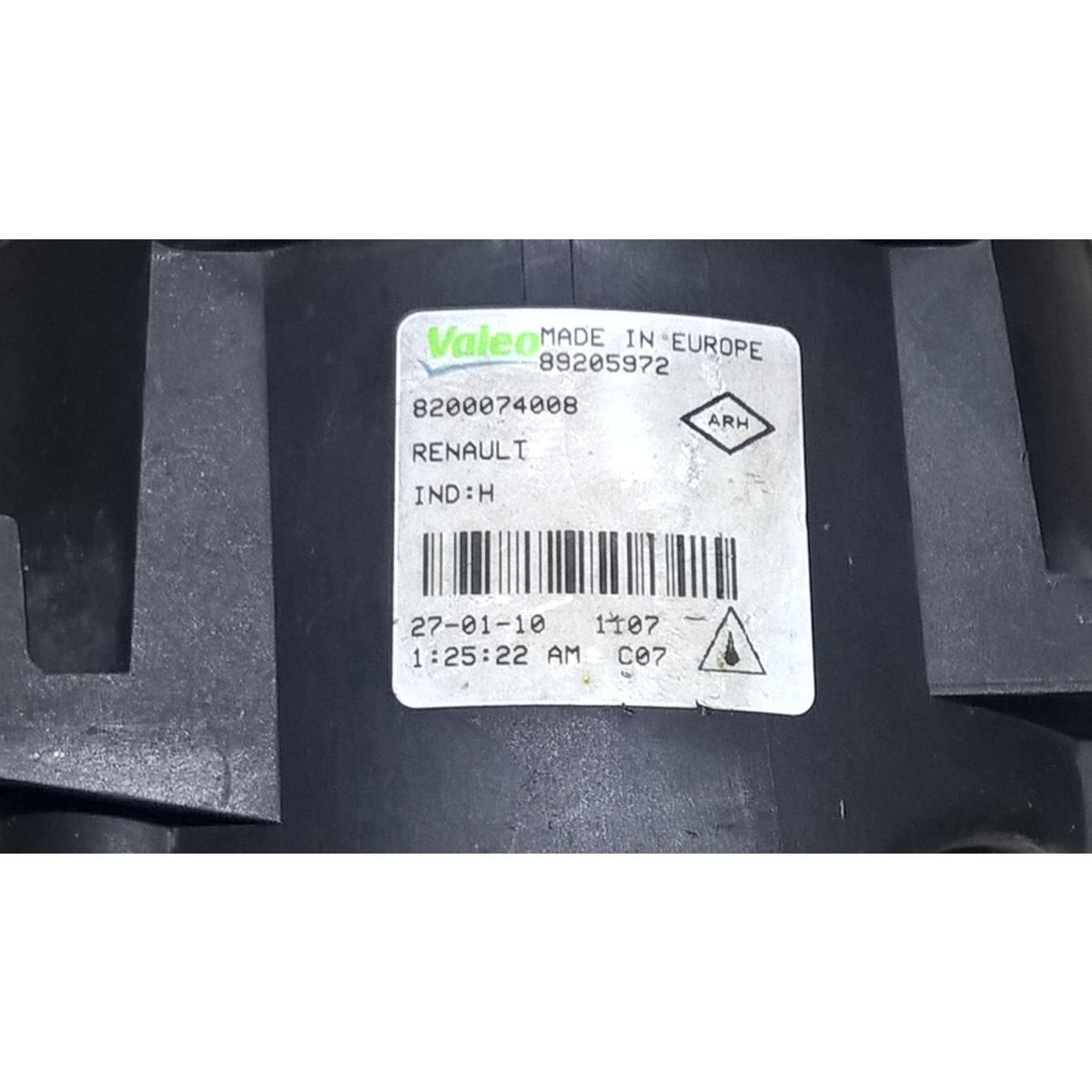 faretto fendinebbia ant dx renault scenic x mode 8200074008