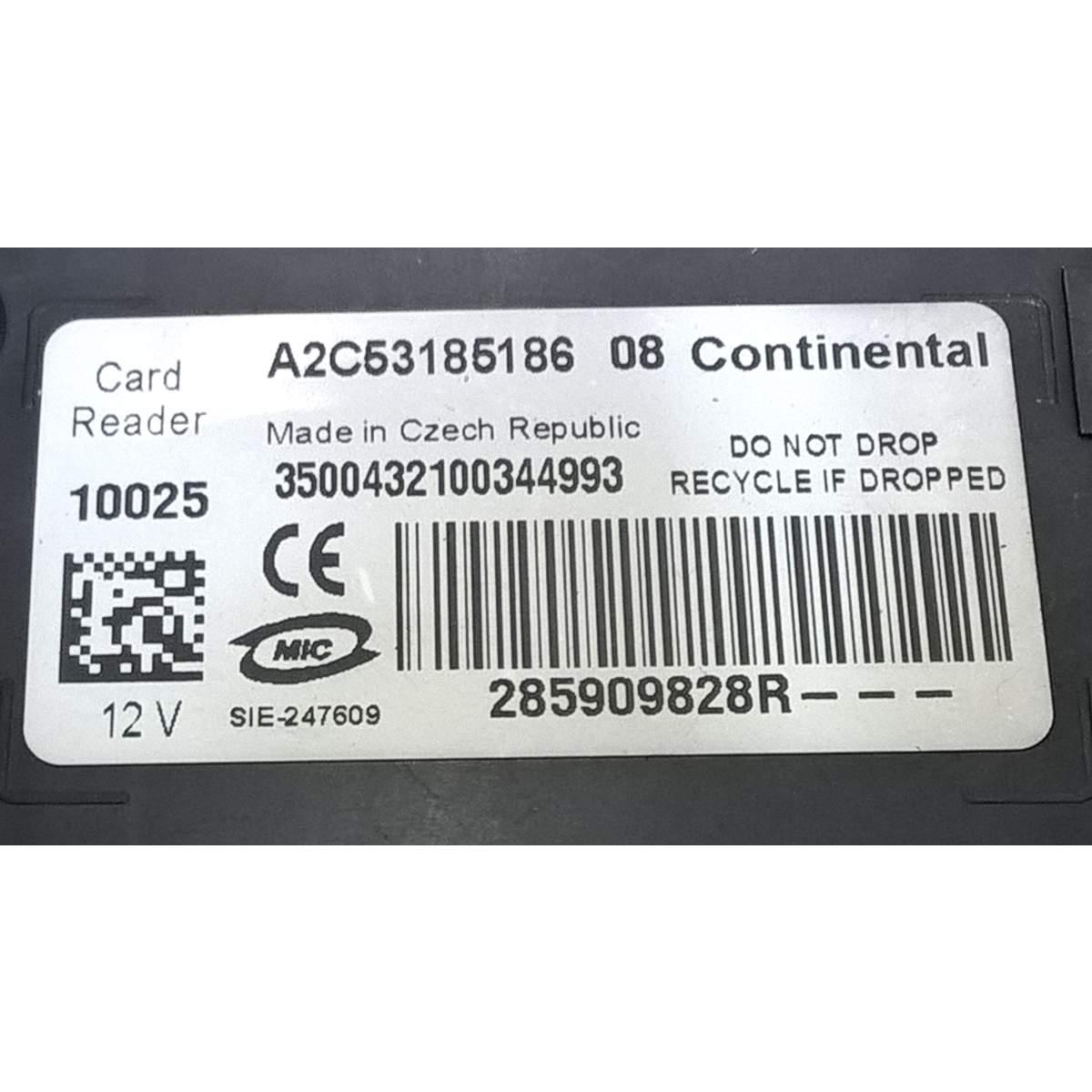 lettore scheda accensione renault scenic x mode a2c53185186