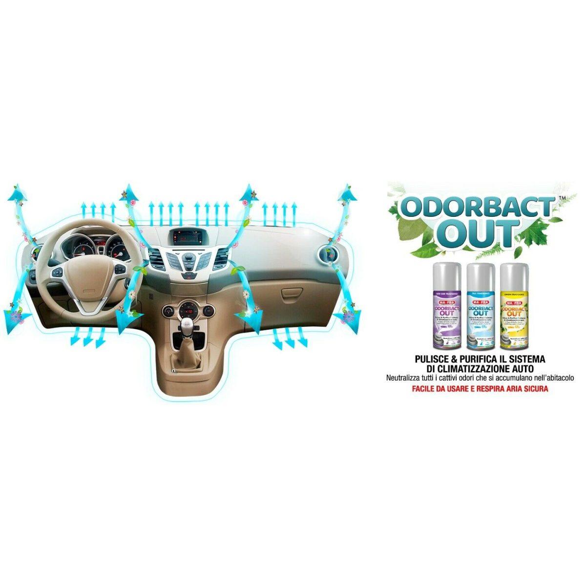 MAFRA ODORBACT spray igienizzante purificante climatizzatori auto