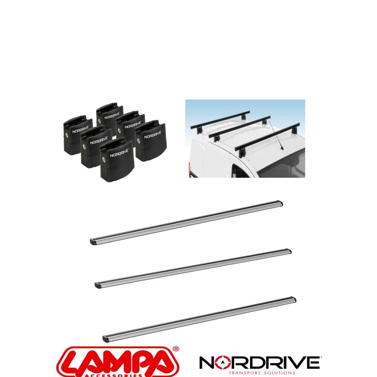 barre portatutto iveco daily dal 2006 al 2014 nordrive 3 barre professionali