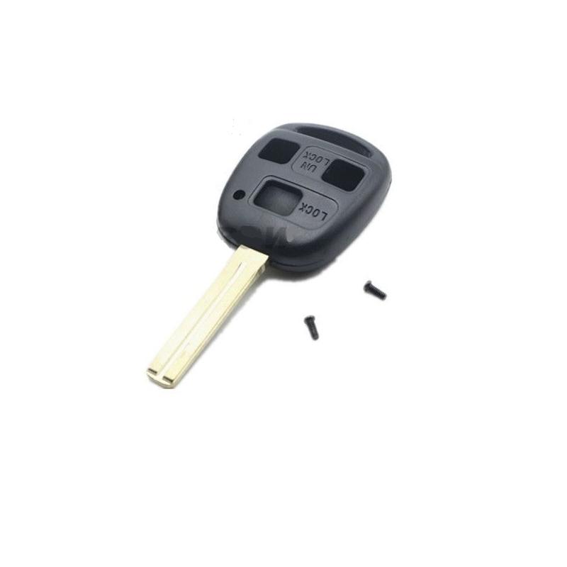 chiave guscio telecomando 3 tasti chiavi auto toyota rav4 yaris corolla