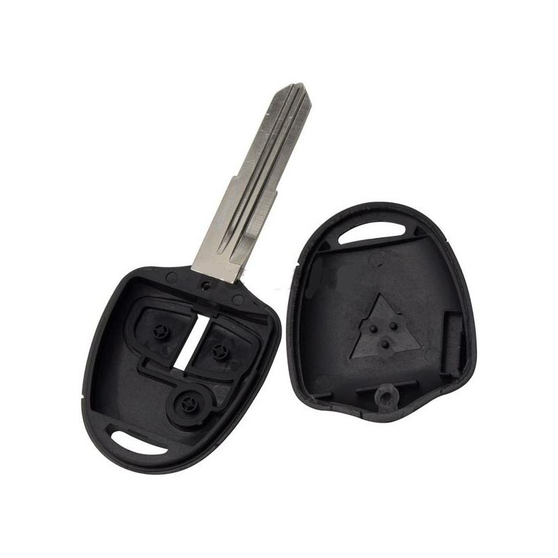 chiave guscio telecomando 2 tasti chiavi auto mitsubishi triton evo galant lancer outlander l200
