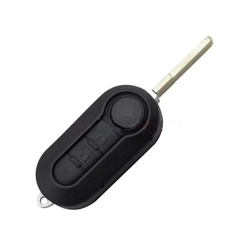chiave guscio telecomando 2 tasti chiavi auto fiat panda grande punto 500