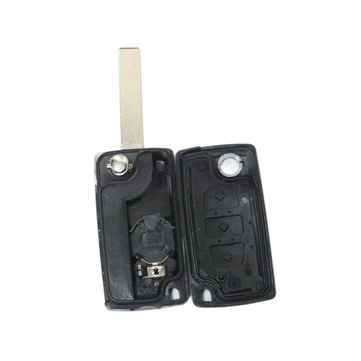 chiave guscio telecomando 3 tasti chiavi auto citroen c1 c2 c3