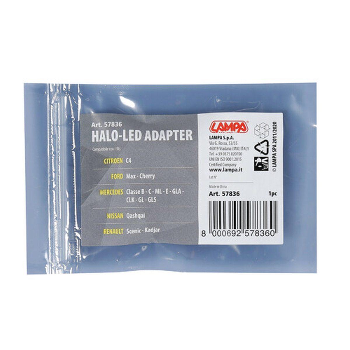 Adattatore lampada a led Citroen Ford Mercedes Nissan Renault