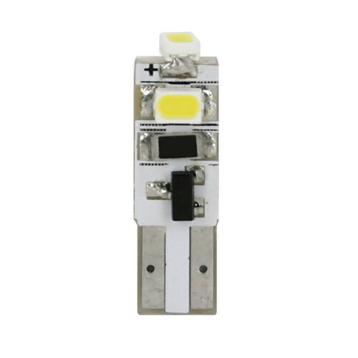 Hyper-led 3 - 3 smd x 1 chip - (t5) - w2x4,6d - 12v - d/blister - bianco - doppia polarità
