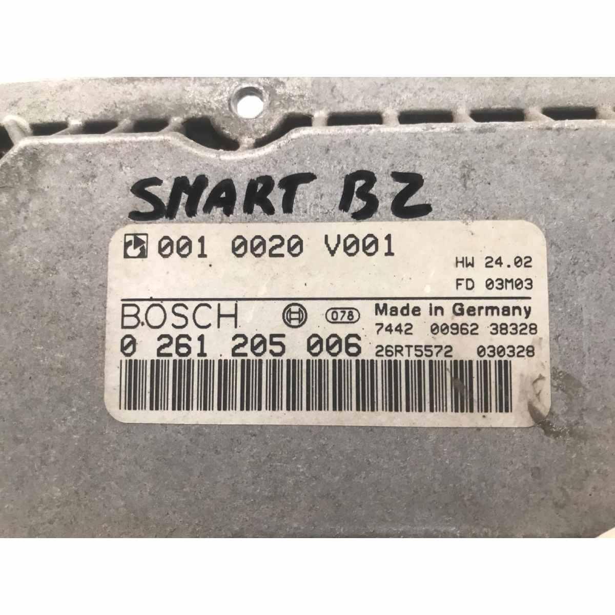 centralina motore smart fortwo 450 2004 bz 0261205006