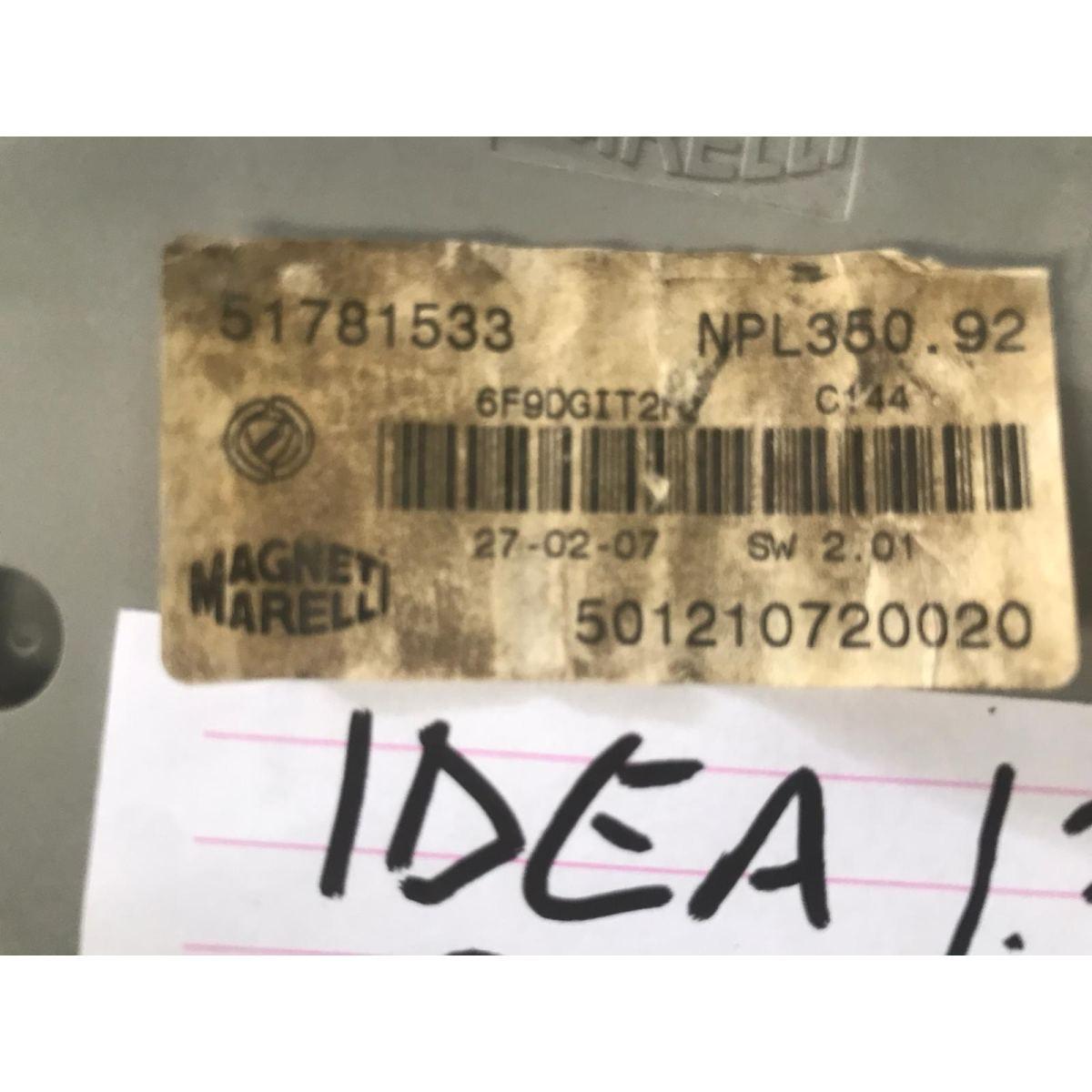 body computer fiat idea 1.3 mtj 51781533