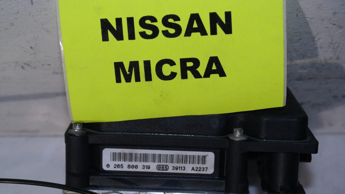 Nissan micra 1500 cdi 0265231341 / 47660ax600 centralina abs