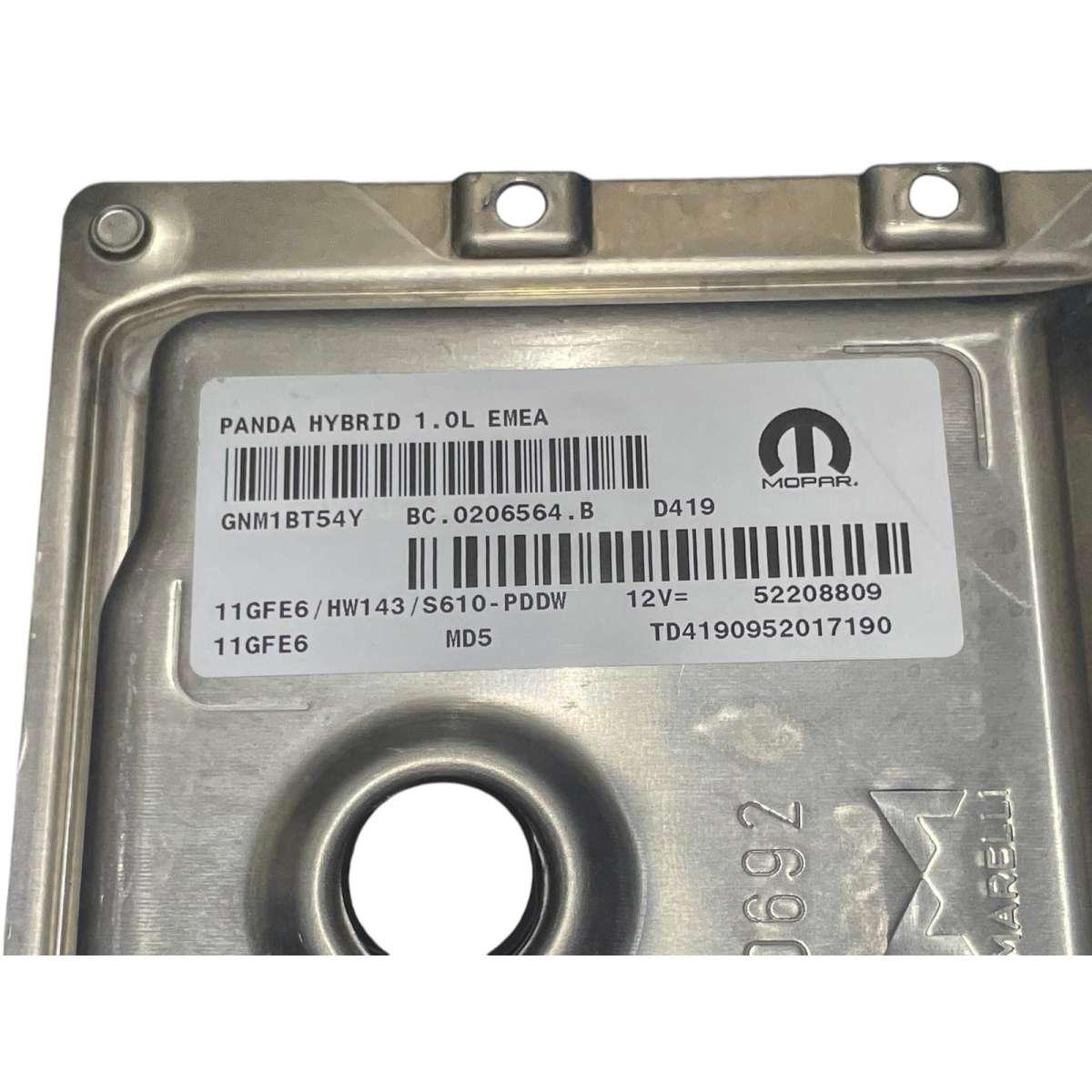 centralina motore fiat panda hybrid 1.0 bz 52208809 d419 ricondizionata vergine