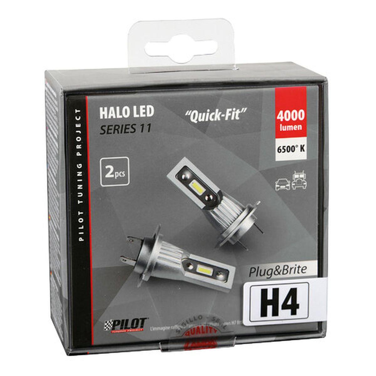 lampade a led h 4 halo Per convertire fari alogeni in fari a led