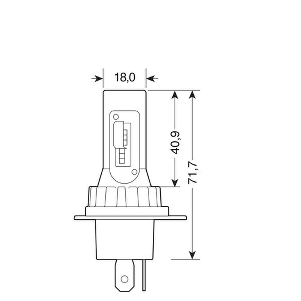 lampade a led h 4 halo Per convertire fari alogeni in fari a led
