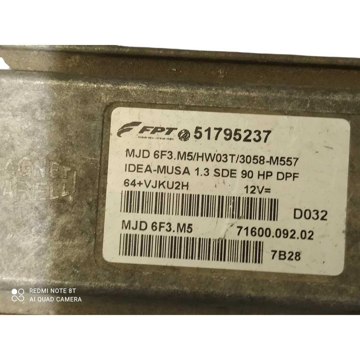 centralina MOTore   fiAt Idea   51795237<br /><br /><br />