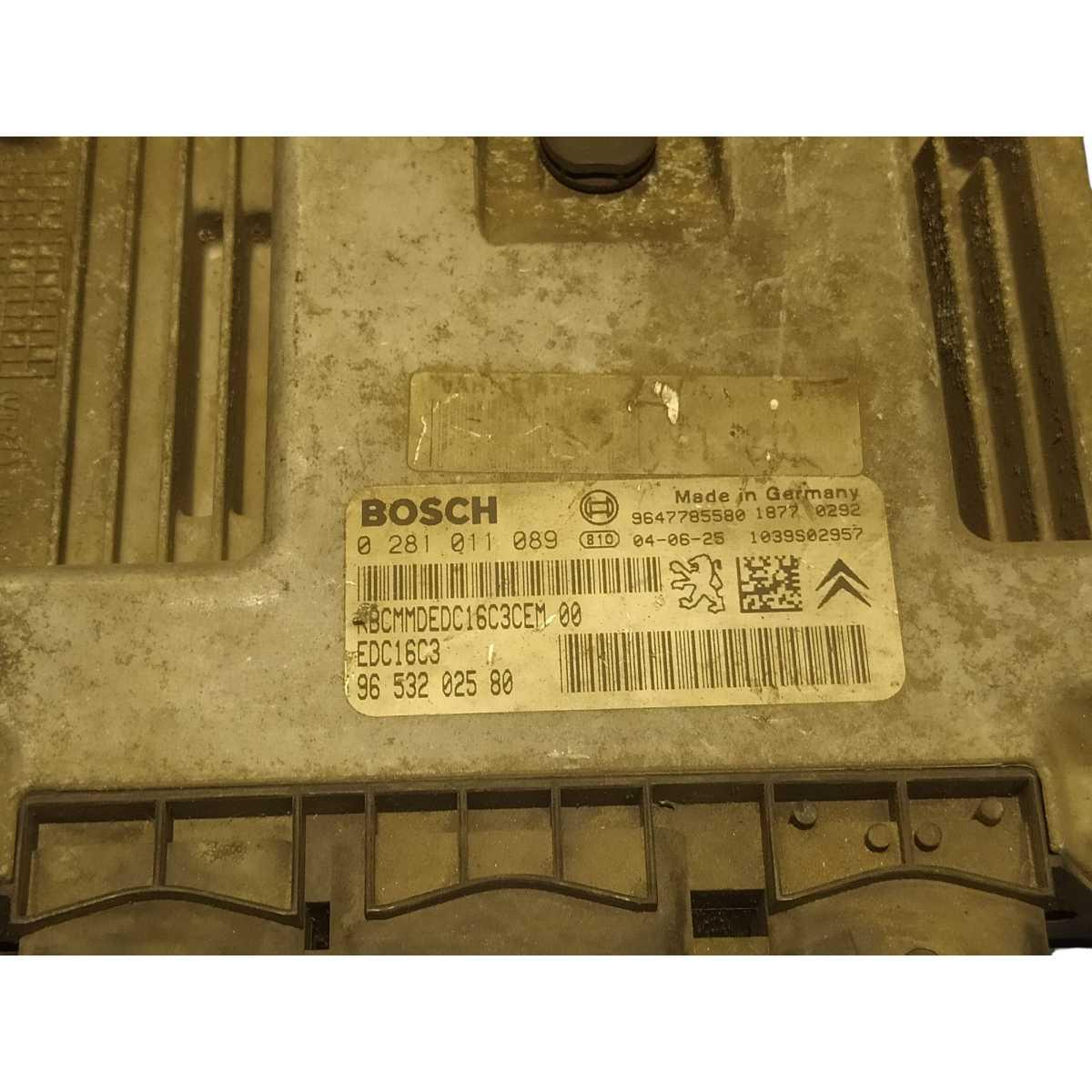 Kit  accensione  peugeot 206 diesel  0281011089