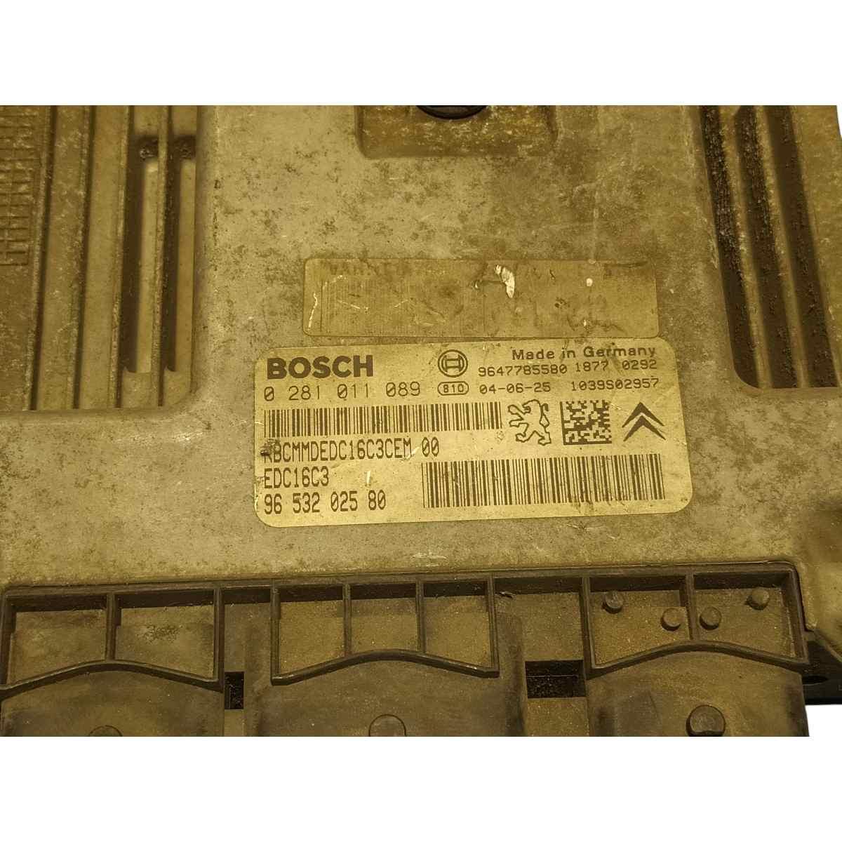 Kit  accensione  peugeot 206 diesel  0281011089