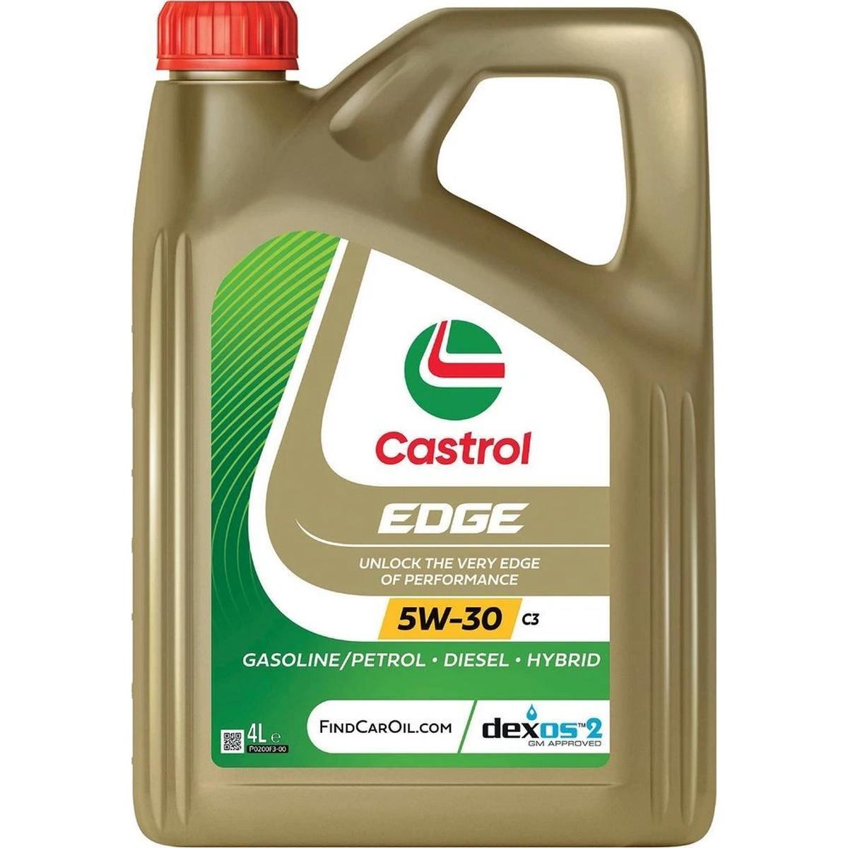 Olio motore auto Edge 5W30 Titanium 4L lubrificante Oil CASTROL
