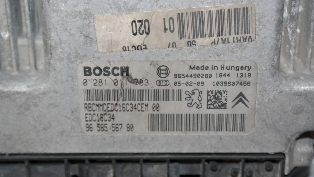 Peugeot 206 0281011783 centralina motore bosch
