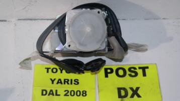 Toyota yaris dal 2006 al 2011 cintura di sicurezza post dx
