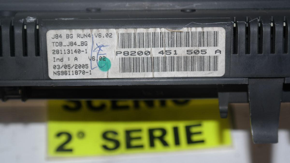 Renault scenic dal 2003 al 2008 contakm digitale p8200451505a