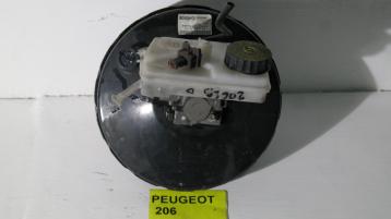 Peugeot 206 1900 diesel b360868 pompa freno e servofreno