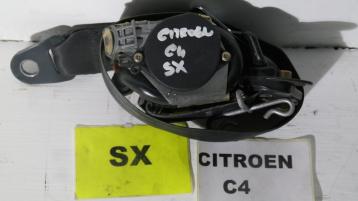 Citroen c4 dal 2004 al 2009 96527697xx cintura di sicurezza sx