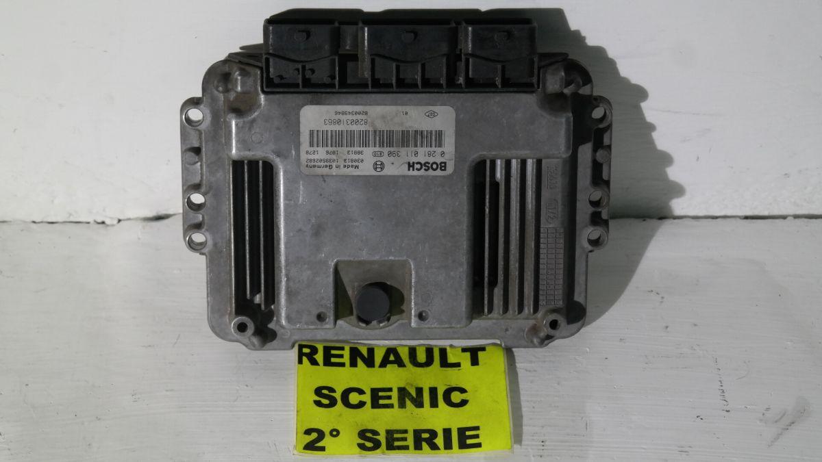0281011390 RENAULT SCENIC 2a SERIE CENTRALINA MOTORE BOSCH