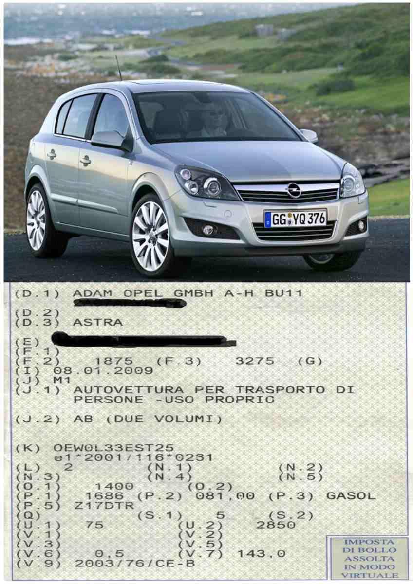 13243424 opel astra h dal 2007 al 2011 faretto fendinebbia sx