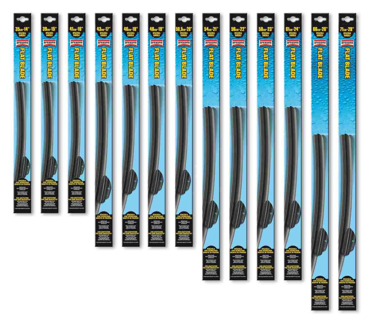 Aerotwin arexon spazzola flat blade alta qualita' cm71