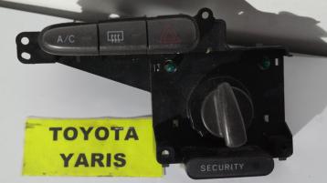 758294 interruttore luci di emergenza e clima toyota yaris verso